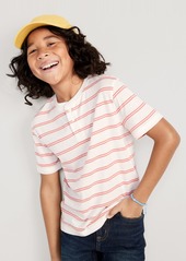 Old Navy Striped Short-Sleeve Henley T-Shirt for Boys