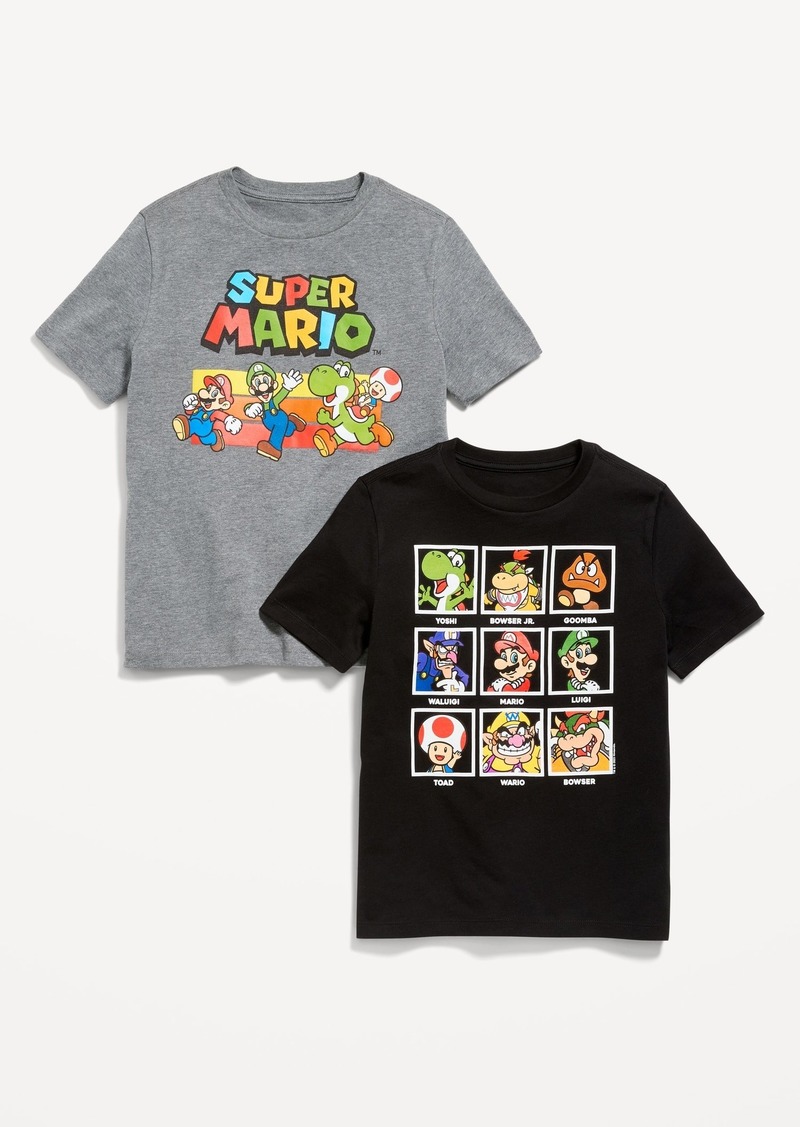 Old Navy Super Mario™ Gender-Neutral T-Shirt 2-Pack for Kids