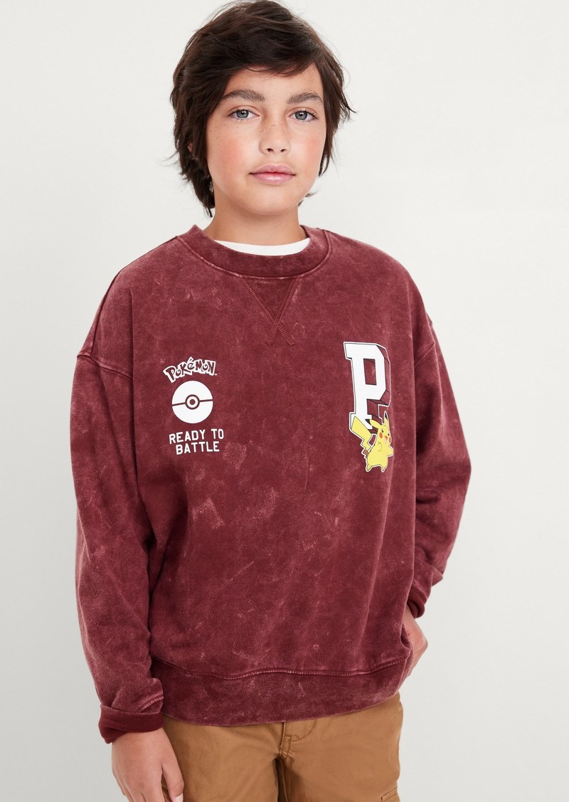 Old Navy Pokémon™ Over-Sized Gender-Neutral Sweatshirt for Kids