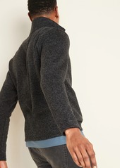 Old Navy Sweater-Fleece 1/4-Zip Mock-Neck Sweatshirt for Men