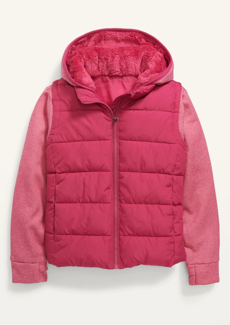 Old Navy Cozy Sherpa Zip Jacket for Girls