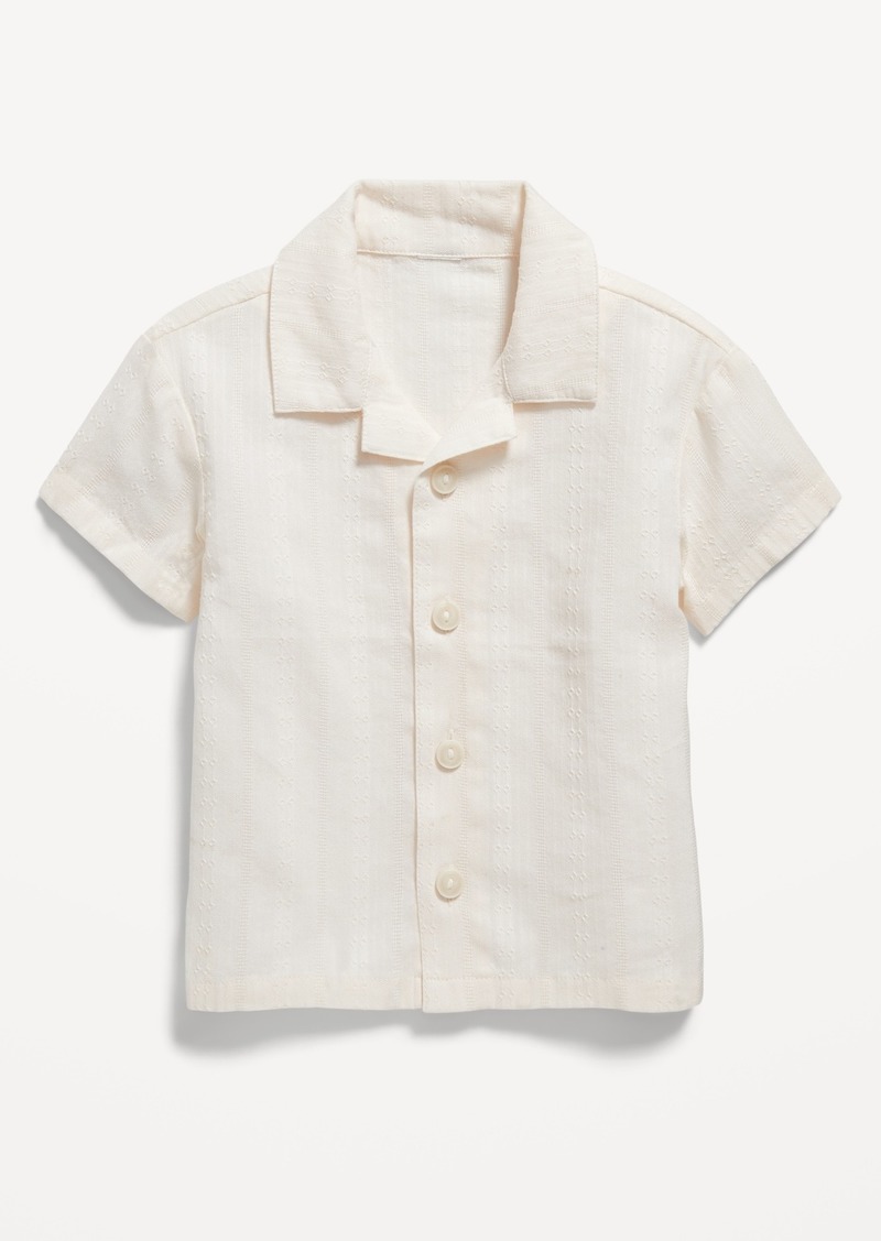 Old Navy Textured Dobby Camp Shirt for Baby