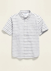 Old Navy Textured Dobby-Stripe Short-Sleeve Shirt for Boys