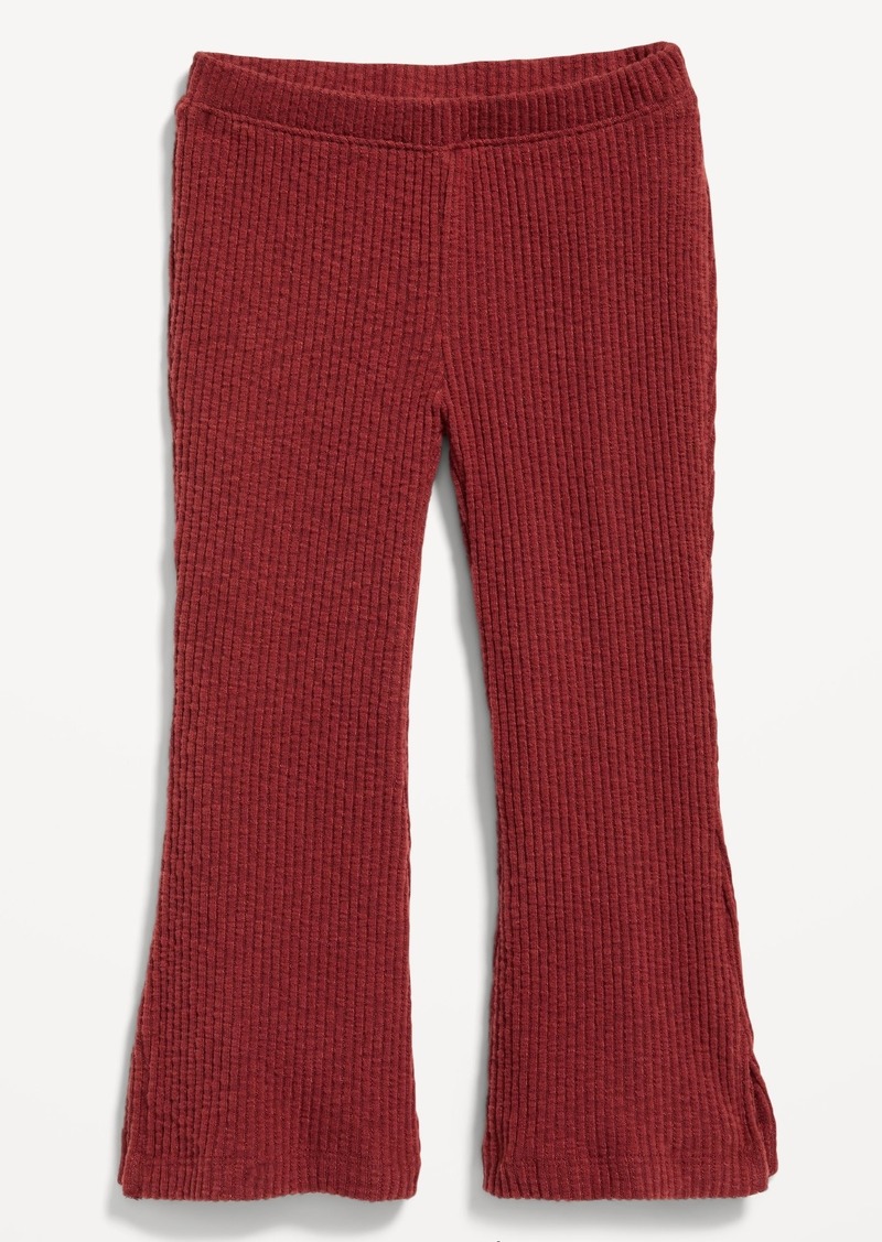 Old Navy Textured Ribbed Side-Slit Flare Leggings for Toddler Girls