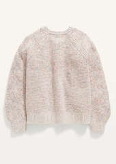 Old Navy Textured Shaker-Stitch Space-Dye Sweater for Girls