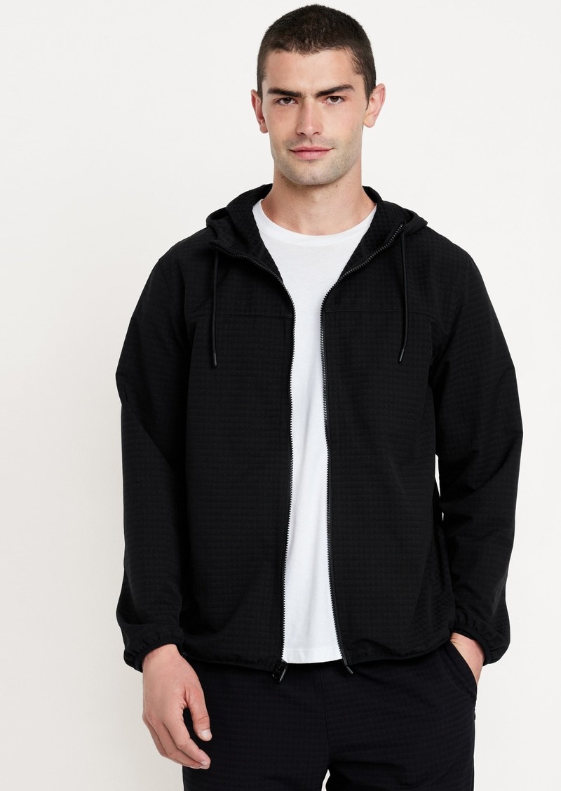 Old Navy Textured Zip Performance Hoodie