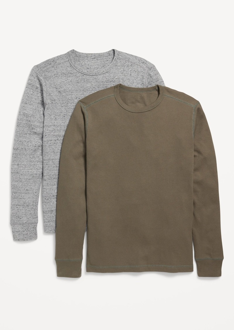 Old Navy Thermal-Knit T-Shirt 2-Pack