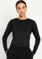 Old Navy FlowForm Crop Cutout-Back Top