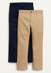Old Navy Uniform Straight Leg Pants for Boys 2-Pack