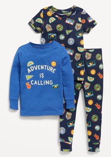 Old Navy Unisex 3-Piece Graphic Pajama Set for Toddler & Baby