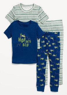 Old Navy Unisex 4-Piece Printed Snug-Fit Pajama Set for Toddler & Baby