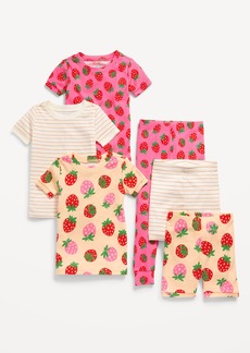 Old Navy Unisex 6-Piece Printed Pajama Set for Toddler & Baby