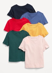 Old Navy Unisex Crew-Neck T-Shirts 6-Pack for Toddler