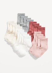 Old Navy Unisex Crew Socks 10-Pack for Toddler & Baby