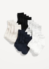 Old Navy Unisex Crew Socks 10-Pack for Toddler & Baby