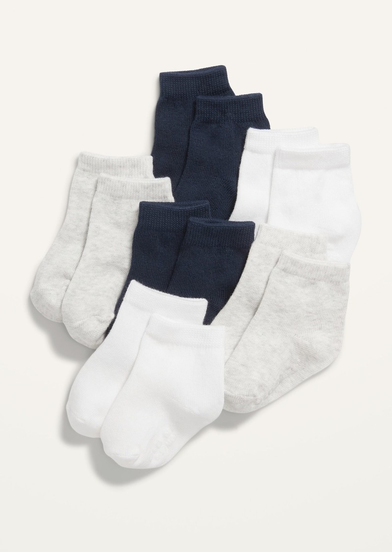 Old Navy Unisex Crew Socks 6-Pack for Toddler & Baby