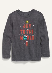 Old Navy Unisex Long-Sleeve Graphic Tee for Toddler