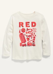 Old Navy Unisex Long-Sleeve Graphic T-Shirt for Toddler