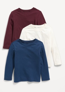 Old Navy Unisex Long-Sleeve T-Shirt 3-Pack for Toddler