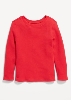 Old Navy Unisex Long-Sleeve Thermal-Knit T-Shirt for Toddler