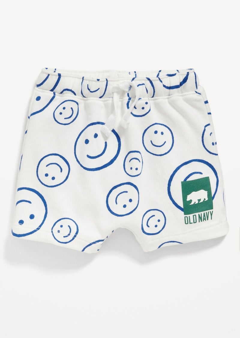 Old Navy Unisex Printed Logo-Graphic Pull-On Shorts for Baby