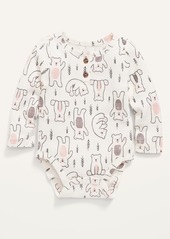 Unisex Printed Thermal Henley Bodysuit for Baby