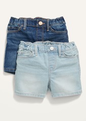 Old Navy Unisex Pull-On Jean Shorts 2-Pack for Toddler