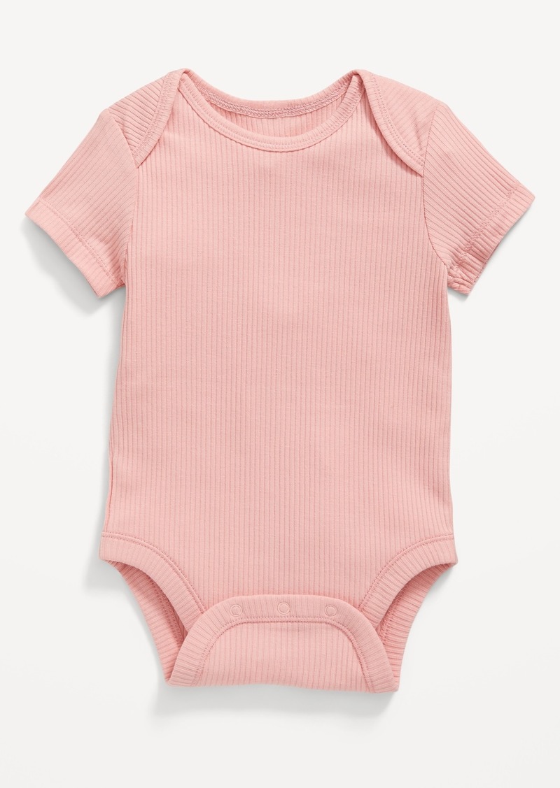 Old Navy Unisex Short-Sleeve Rib-Knit Bodysuit for Baby