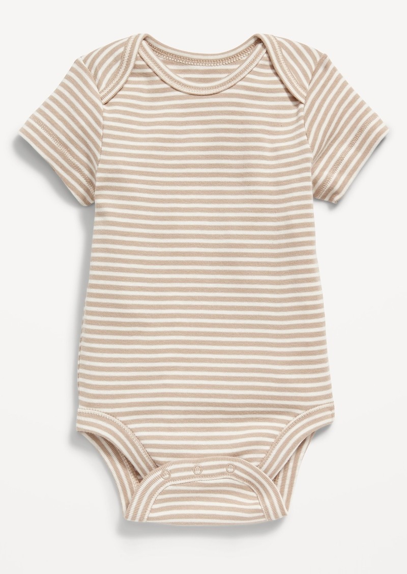 Old Navy Unisex Short-Sleeve Striped Bodysuit for Baby