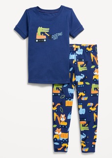 Unisex Printed Sleep & Play Footed One-Piece and Critter Beanie Set for  Baby - 47% Off!