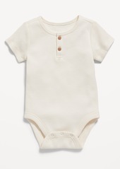 Old Navy Unisex Thermal-Knit Henley Bodysuit for Baby