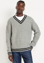 Old Navy V-Neck Bouclé Sweater