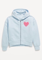 Old Navy Vintage Cropped Graphic Zip Hoodie for Girls