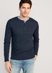 Old Navy Waffle-Knit Henley T-Shirt