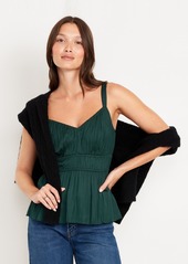 Old Navy Waist-Defined Satin Top