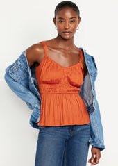 Old Navy Waist-Defined Satin Top