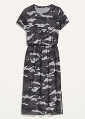 Old Navy Waist-Defined Slub-Knit Midi Dress for Women