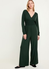 Old Navy Waist-Defined V-Neck Jumpsuit