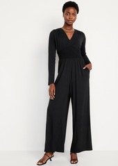 Old Navy Waist-Defined V-Neck Jumpsuit