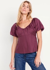 Old Navy Waist-Defined V-Neck Top