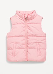 Old Navy Water-Resistant Shiny Quilted Vest for Toddler Girls