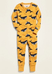 Old Navy Whale-Print Pajama One-Piece for Toddler & Baby