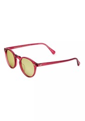 Oliver Peoples 47MM Acetate Round Sunglasses