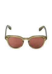 Oliver Peoples 50MM Cary Grant Polarized Round Sunglasses
