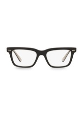 Oliver Peoples 52MM Rectangular Clear Lens Glasses