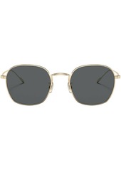 Oliver Peoples Adès square-frame titanium sunglasses