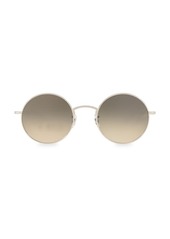 Oliver Peoples After Midnight 49MM Round Sunglasses