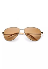 Oliver Peoples Benedict 16MM Aviator Sunglasses