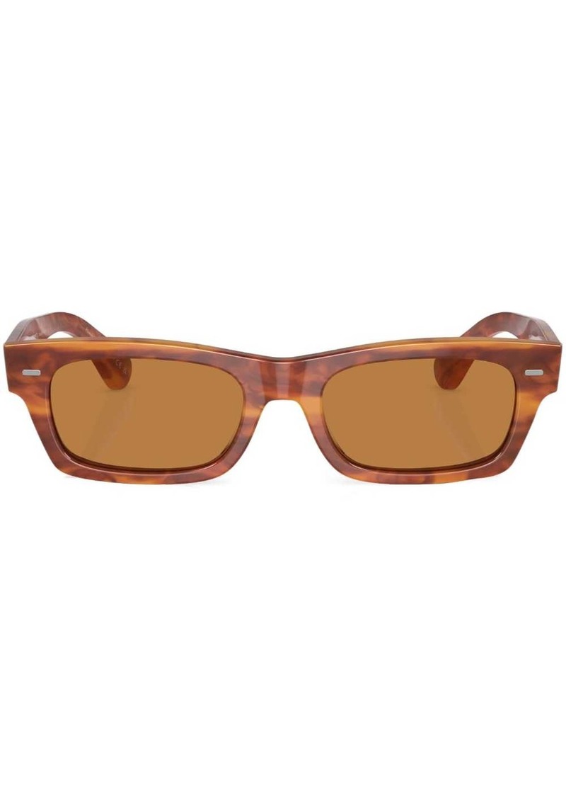 Oliver Peoples Davri rectangle-frame sunglasses