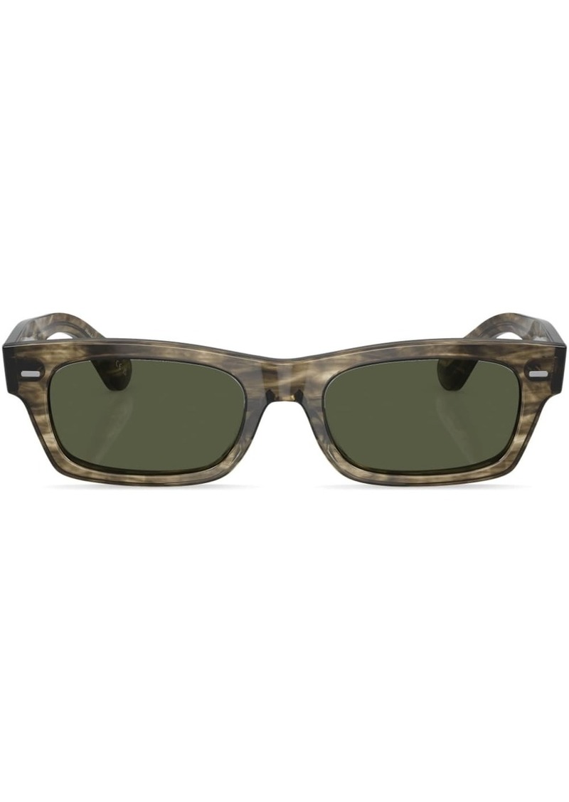 Oliver Peoples Davri rectangle-frame sunglasses